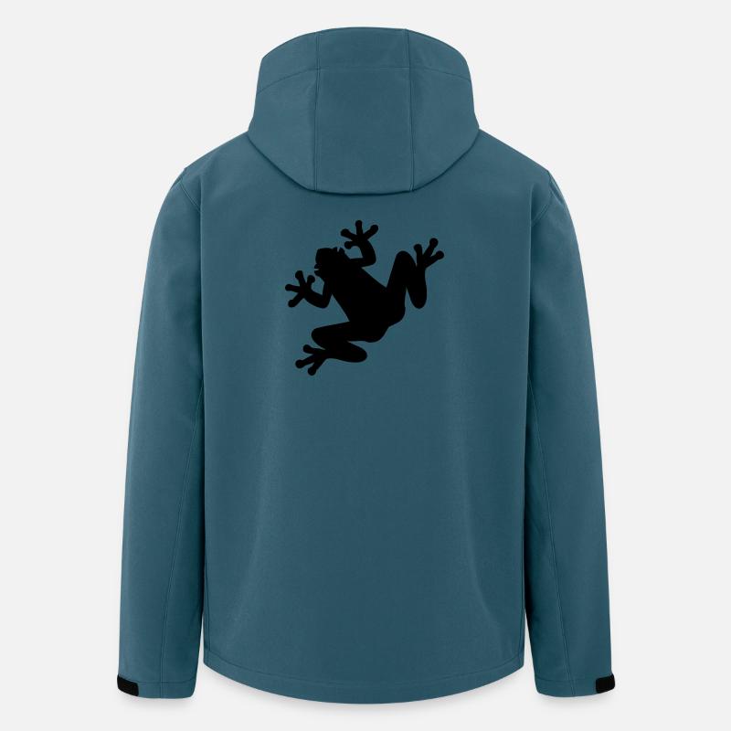 Frosch - Recycelte Männer Softshell-Jacke von Stanley/Stella - Dunkles Petrol