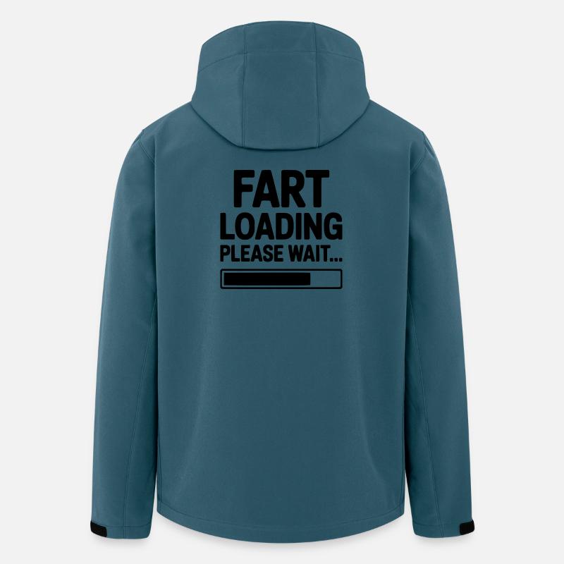 Furz-Laden, bitte warten... - Recycelte Männer Softshell-Jacke von Stanley/Stella - Dunkles Petrol