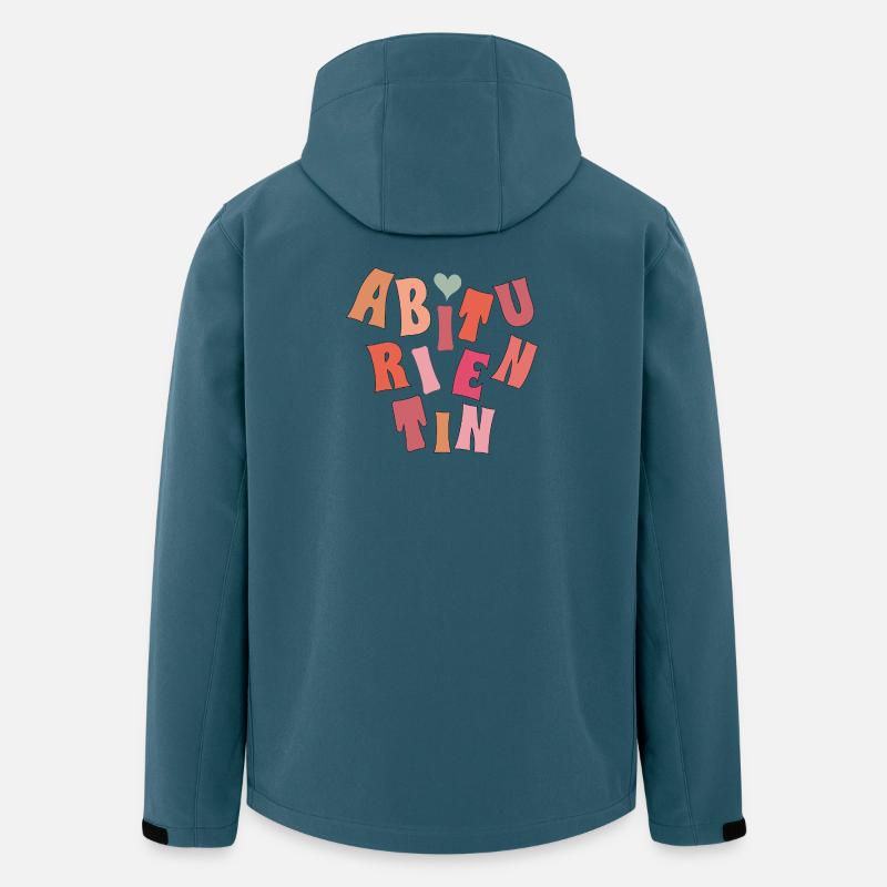 Abiturientin  - Recycelte Männer Softshell-Jacke von Stanley/Stella - Dunkles Petrol