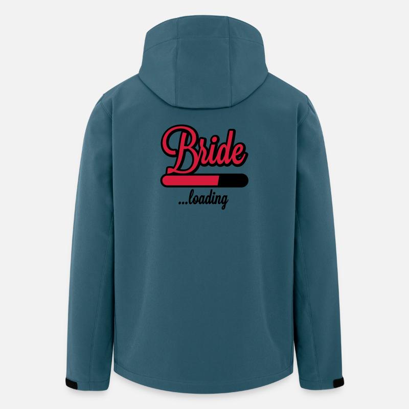 Bride loading - Recycelte Männer Softshell-Jacke von Stanley/Stella - Dunkles Petrol