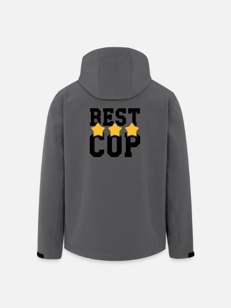 Best Cop ! - Veste softshell homme en polyester recyclé Stanley/Stella - bleu pétrole foncé