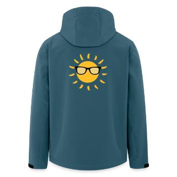 Summer / Sonne / Eté / Holidays / Sun / Soleil - Men’s Recycled Softshell Jacket by Stanley/Stella - stargazer - Back - AI Model Male 185 light (185cm)