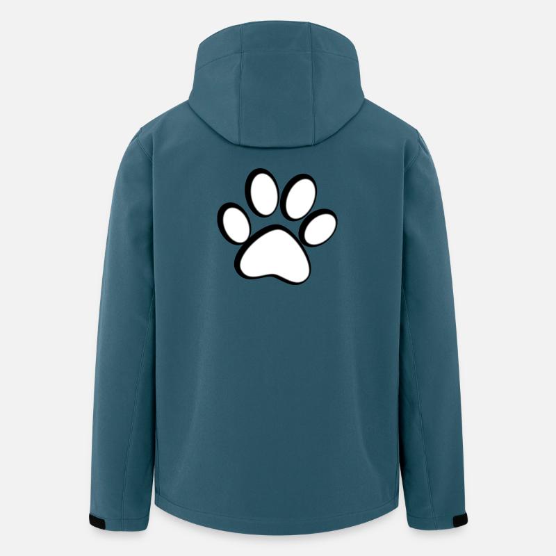 Patte de chat - Veste softshell homme en polyester recyclé Stanley/Stella - bleu pétrole foncé