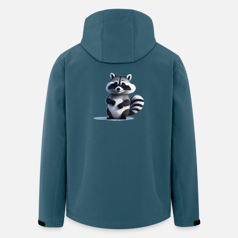 Waschbär - Recycelte Männer Softshell-Jacke von Stanley/Stella - Dunkles Petrol