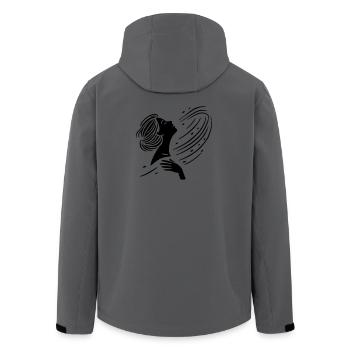Vom Wind geküsst - Recycelte Männer Softshell-Jacke von Stanley/Stella -  - Hinten - AI Model Male 185 light (185cm)