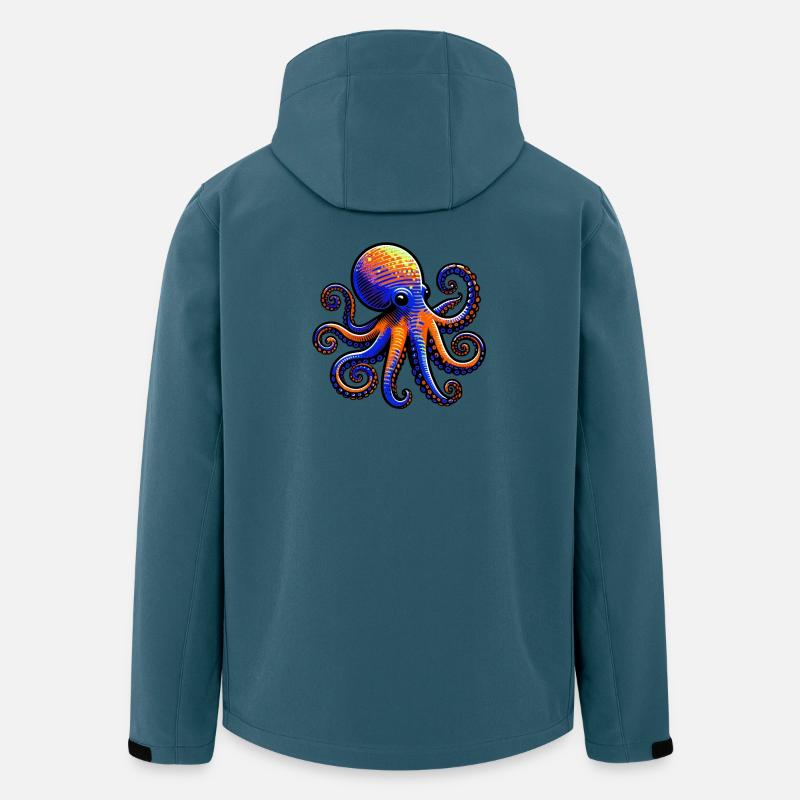 Octopus - Men’s Recycled Softshell Jacket by Stanley/Stella - stargazer