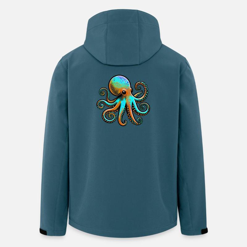 Octopus - Men’s Recycled Softshell Jacket by Stanley/Stella - stargazer