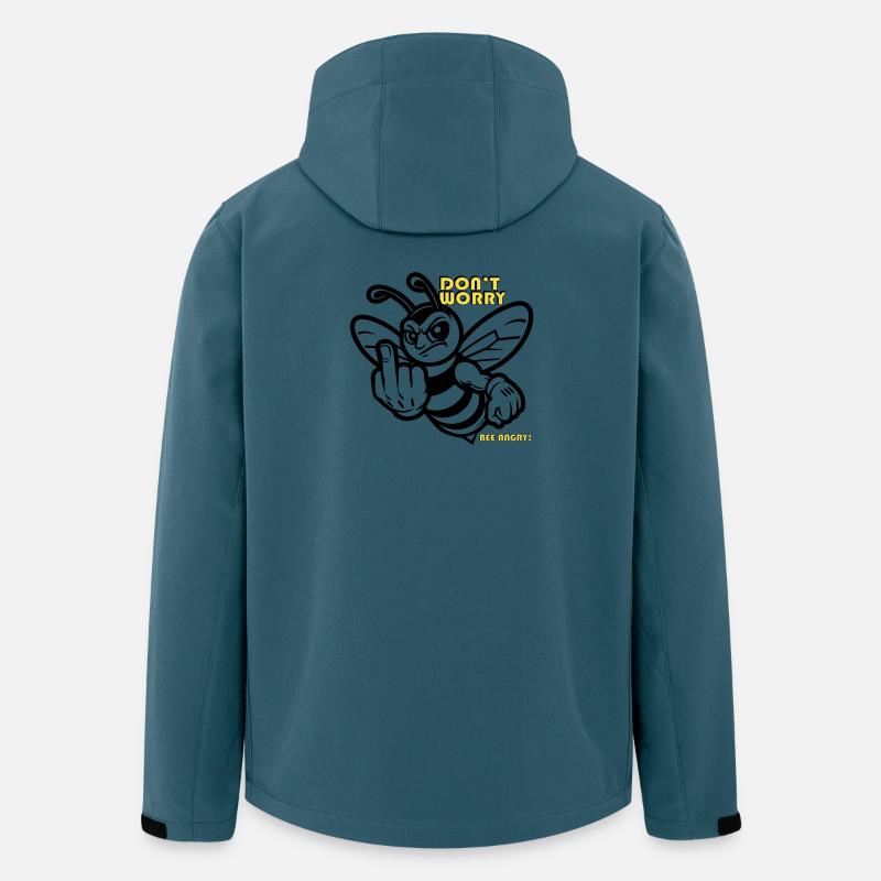 Don´t Worry - Bee angry Biene - Men’s Recycled Softshell Jacket by Stanley/Stella - stargazer