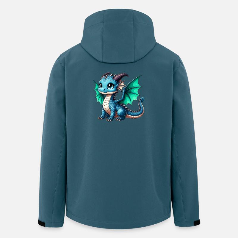 Dragon - Veste softshell homme en polyester recyclé Stanley/Stella - bleu pétrole foncé