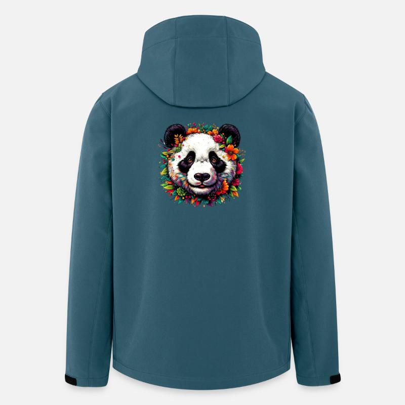 Panda - Veste softshell homme en polyester recyclé Discoverer Stanley/Stella - bleu pétrole foncé