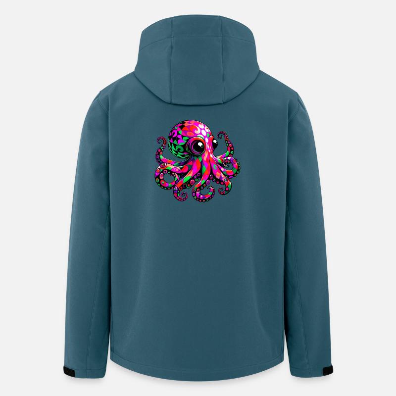 Octopus - Men’s Recycled Softshell Jacket by Stanley/Stella - stargazer