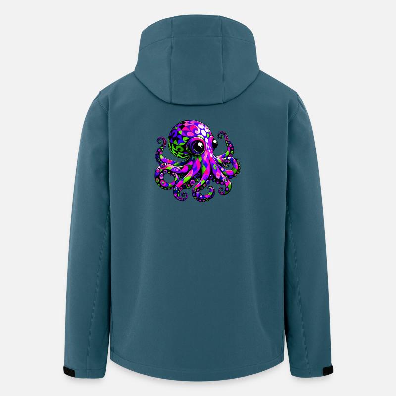 Octopus - Men’s Recycled Softshell Jacket by Stanley/Stella - stargazer