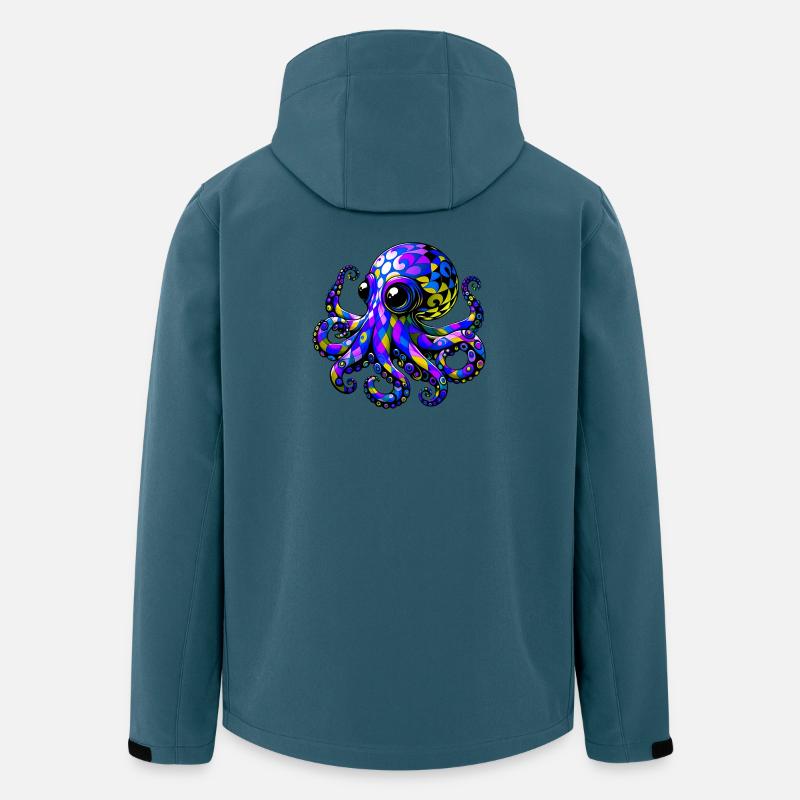 Octopus - Men’s Recycled Softshell Jacket by Stanley/Stella - stargazer