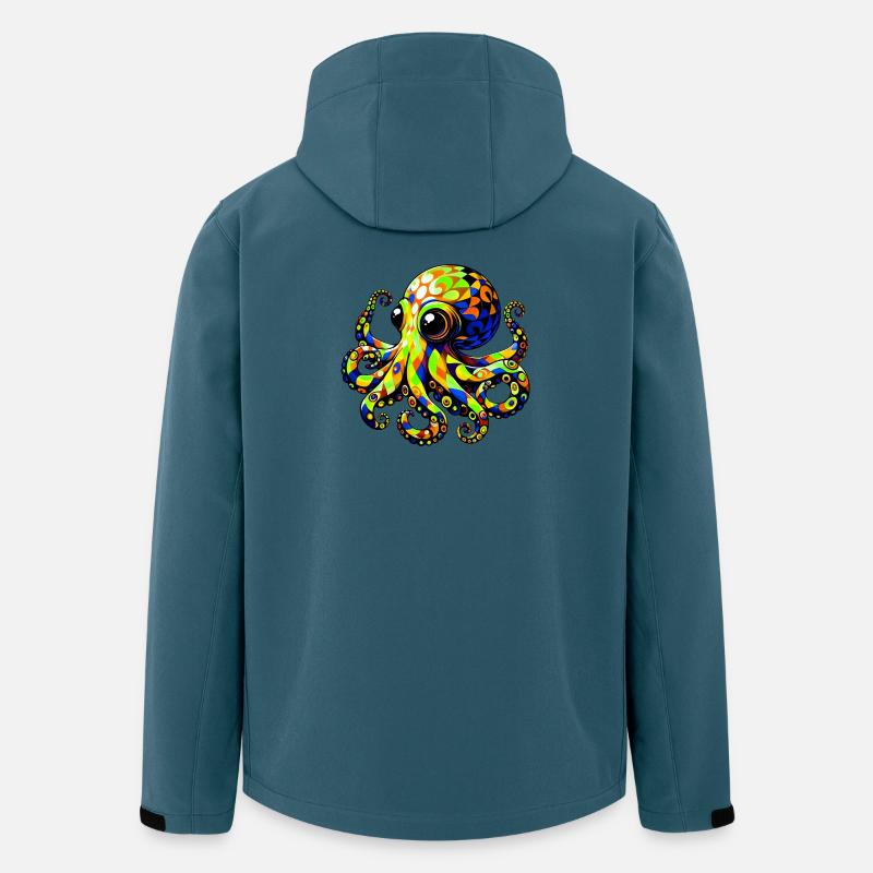 Octopus - Men’s Recycled Softshell Jacket by Stanley/Stella - stargazer