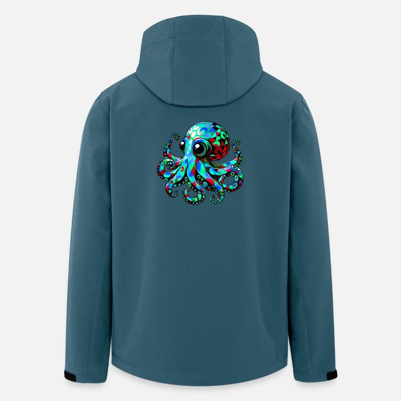 Octopus - Men’s Recycled Softshell Jacket by Stanley/Stella - stargazer