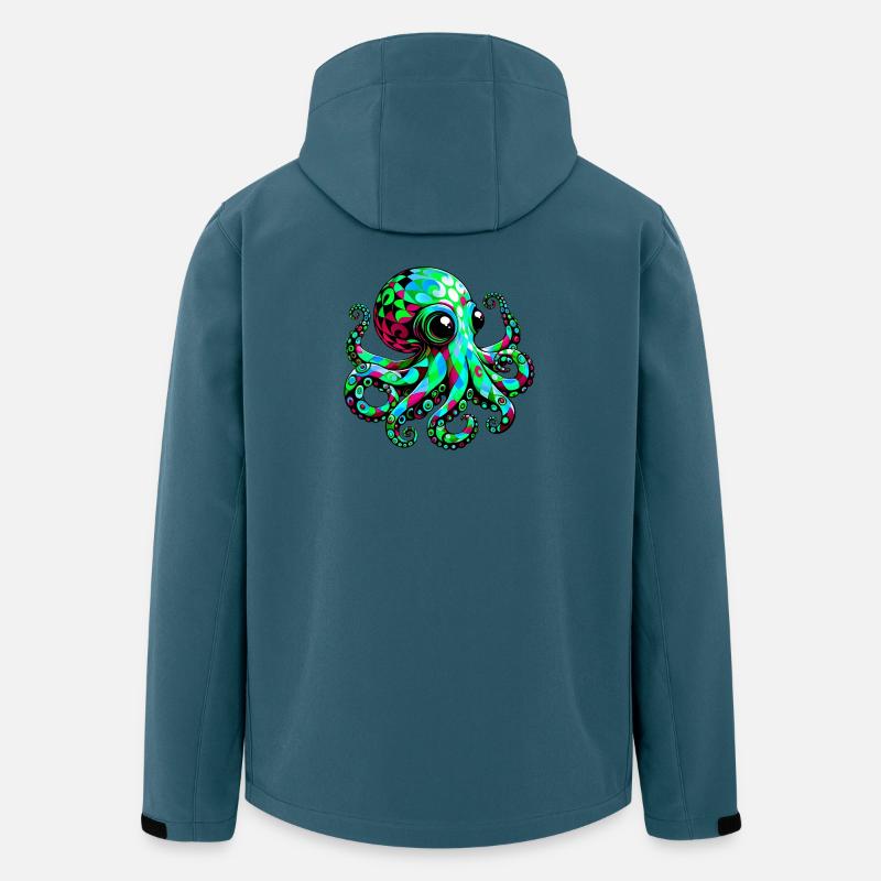 Octopus - Men’s Recycled Softshell Jacket by Stanley/Stella - stargazer