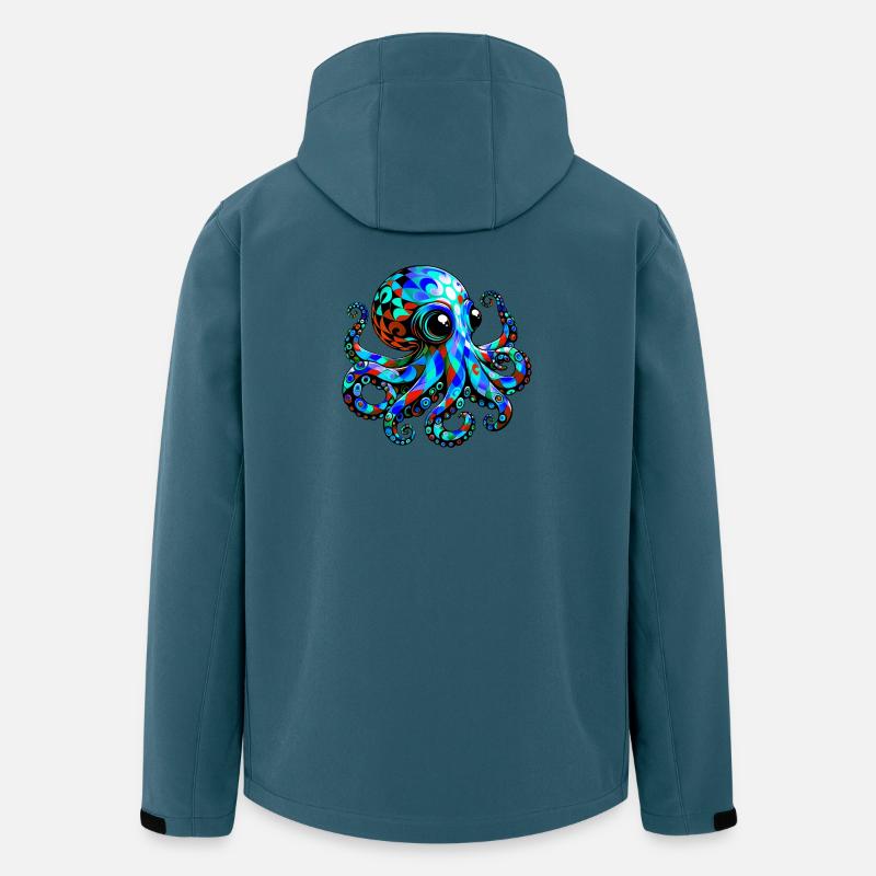 Octopus - Men’s Recycled Softshell Jacket by Stanley/Stella - stargazer