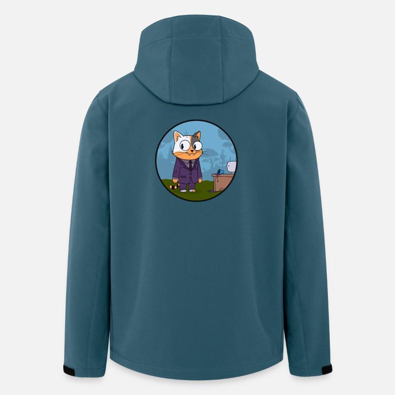 ABOGATO - Recycelte Männer Softshell-Jacke von Stanley/Stella - Dunkles Petrol