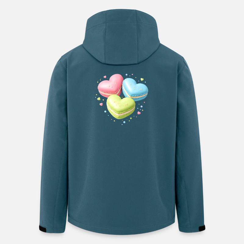 Macarons in Heart Shape Pastel Gift - Men’s Recycled Softshell Jacket by Stanley/Stella - stargazer