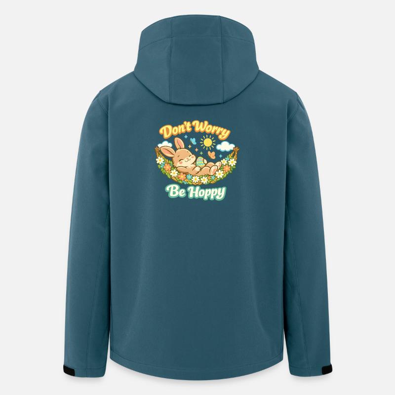 Don't worry be hoppy Easter - Men’s Recycled Softshell Jacket by Stanley/Stella - stargazer