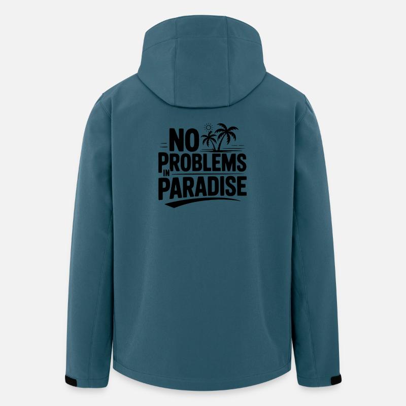 No Problems in Paradise - Men’s Recycled Softshell Jacket by Stanley/Stella - stargazer