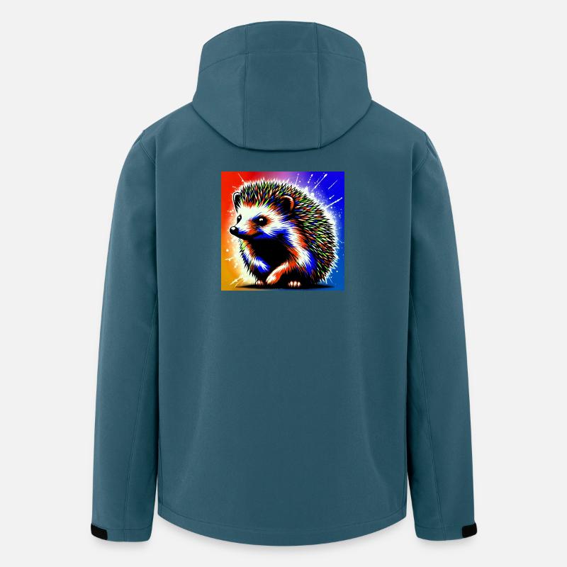 Igel - Recycelte Männer Softshell-Jacke von Stanley/Stella - Dunkles Petrol