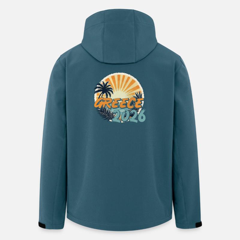 Grèce 2026 - Veste softshell homme en polyester recyclé Stanley/Stella - bleu pétrole foncé