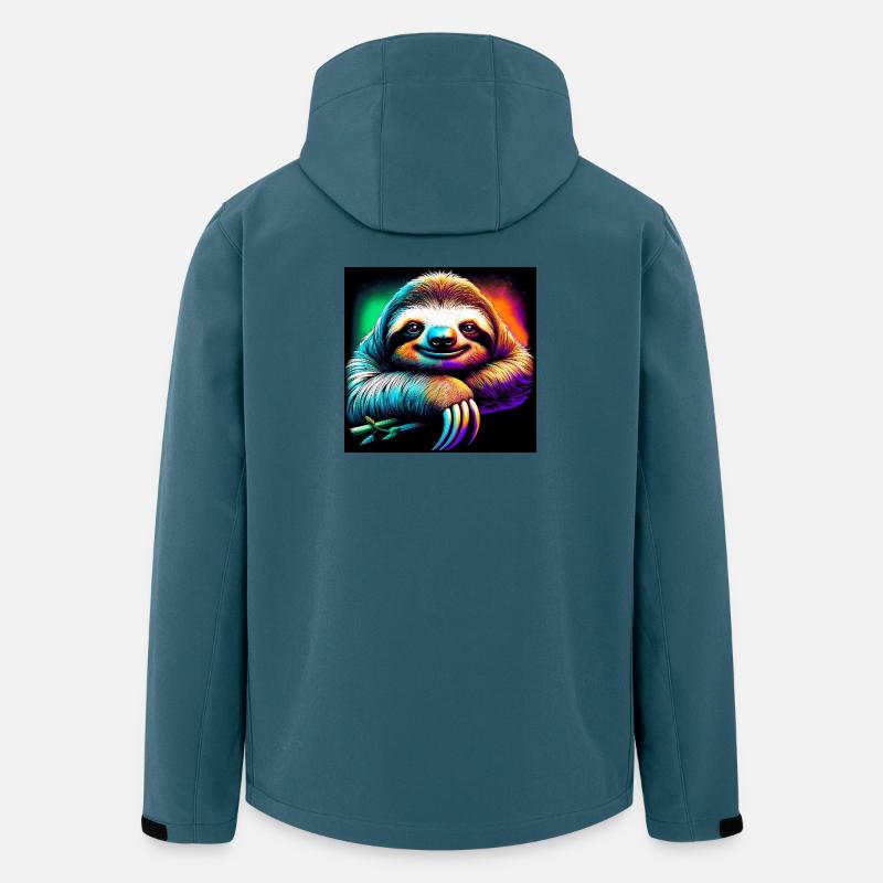 sloth - Men’s Recycled Softshell Jacket by Stanley/Stella - stargazer