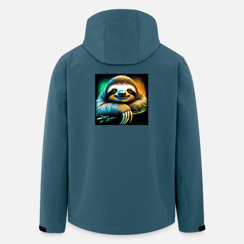 sloth - Men’s Recycled Softshell Jacket by Stanley/Stella - stargazer