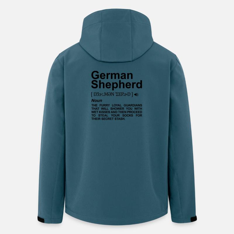 German Shepherd Meaning - Men’s Recycled Softshell Jacket by Stanley/Stella - stargazer