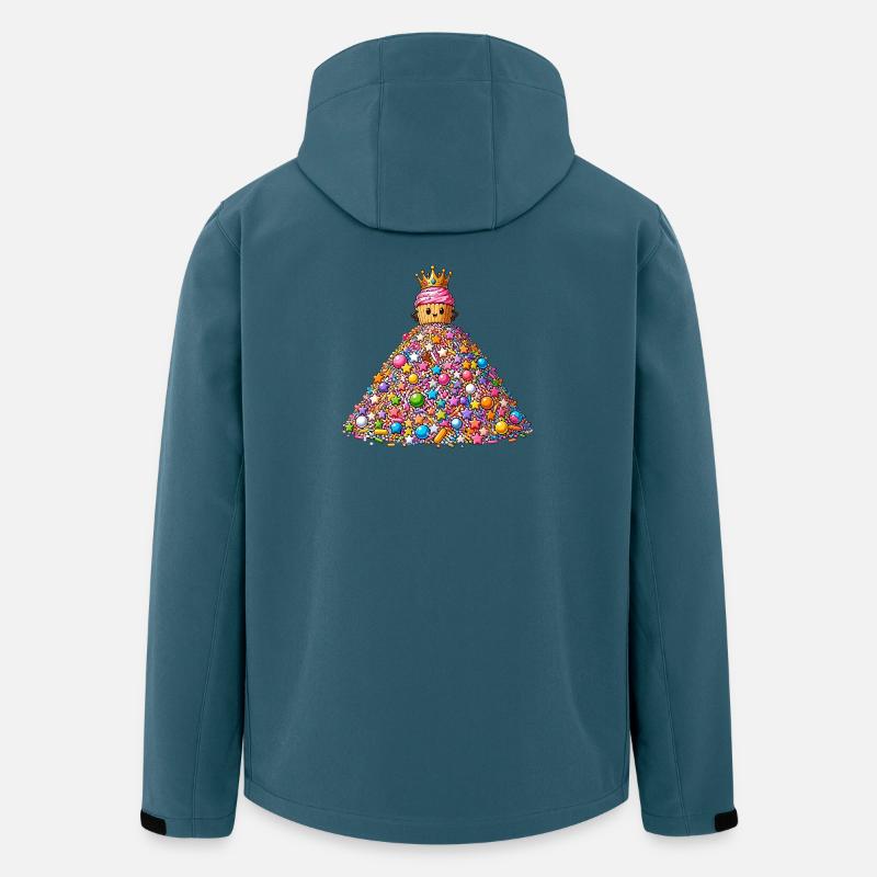 Crown Cupcake Sugar Summit - Men’s Recycled Softshell Jacket by Stanley/Stella - stargazer