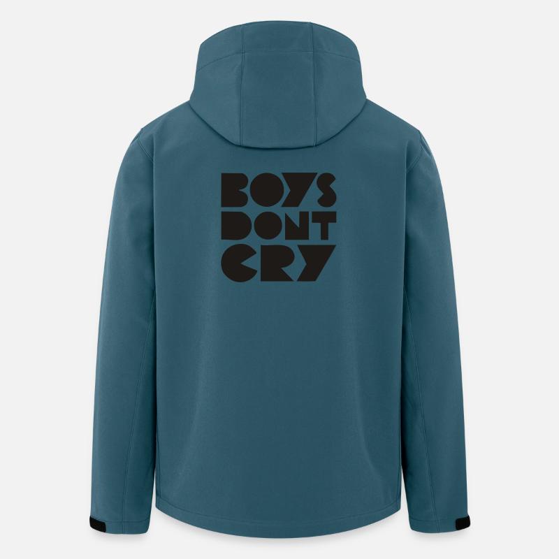 BOYS DONT CRY - Recycelte Männer Softshell-Jacke von Stanley/Stella - Dunkles Petrol