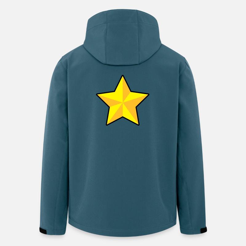 3D Stern | 3D Star | Dimension - Veste softshell homme en polyester recyclé Stanley/Stella - bleu pétrole foncé
