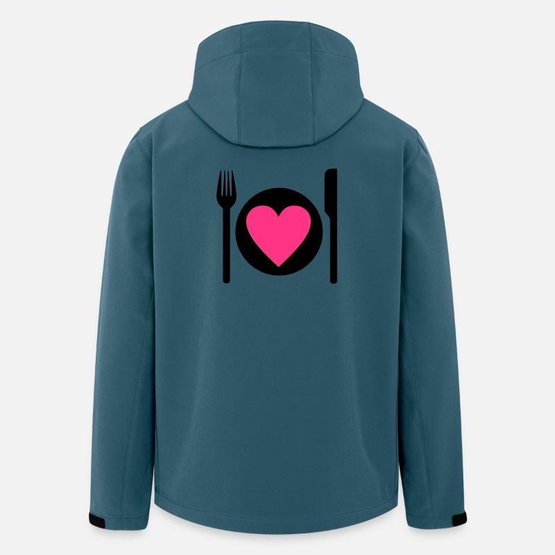 essen - Recycelte Männer Softshell-Jacke von Stanley/Stella - Dunkles Petrol