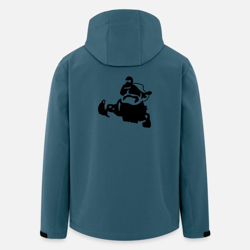 Snowmobile - Recycelte Männer Softshell-Jacke von Stanley/Stella - Dunkles Petrol