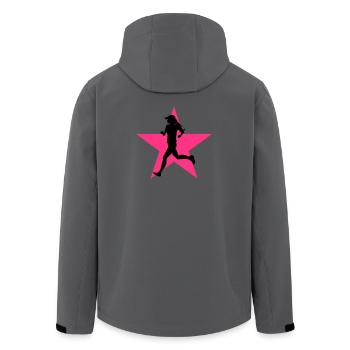 Running / Jogging / Run / Trail / Sport - Men’s Recycled Softshell Jacket by Stanley/Stella - stargazer - Back - AI Model Male 185 light (185cm)