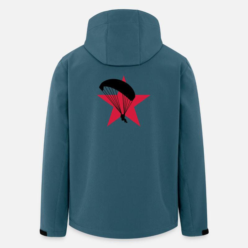 Gleitschirmfliegen / Gleitschirm / Paragliding / - Recycelte Männer Softshell-Jacke von Stanley/Stella - Dunkles Petrol
