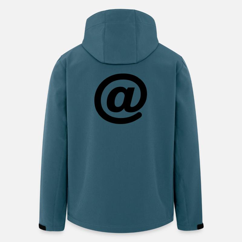 Am Schildersymbol - Recycelte Männer Softshell-Jacke von Stanley/Stella - Dunkles Petrol