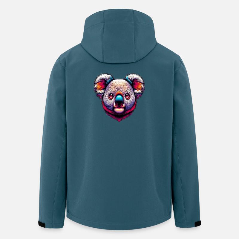 Koala - Recycelte Männer Softshell-Jacke von Stanley/Stella - Dunkles Petrol