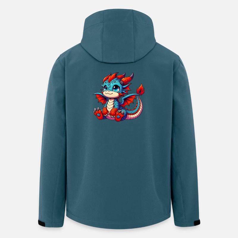 Dragon - Veste softshell homme en polyester recyclé Stanley/Stella - bleu pétrole foncé