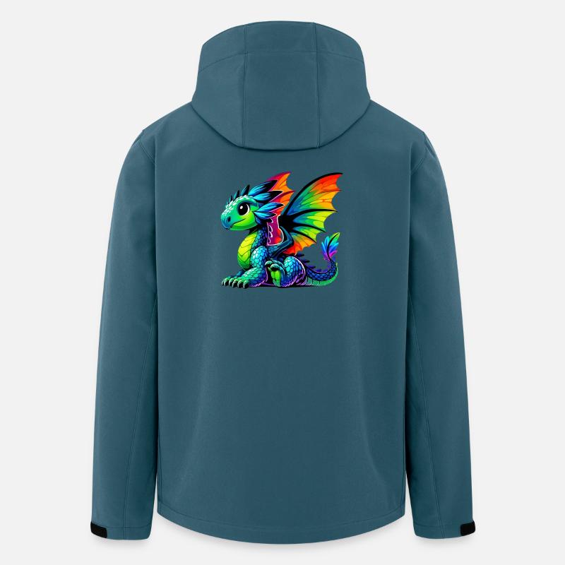 Dragon - Veste softshell homme en polyester recyclé Stanley/Stella - bleu pétrole foncé