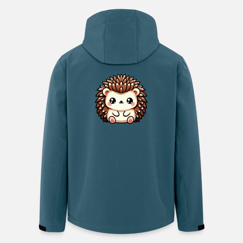 Igel - Recycelte Männer Softshell-Jacke von Stanley/Stella - Dunkles Petrol
