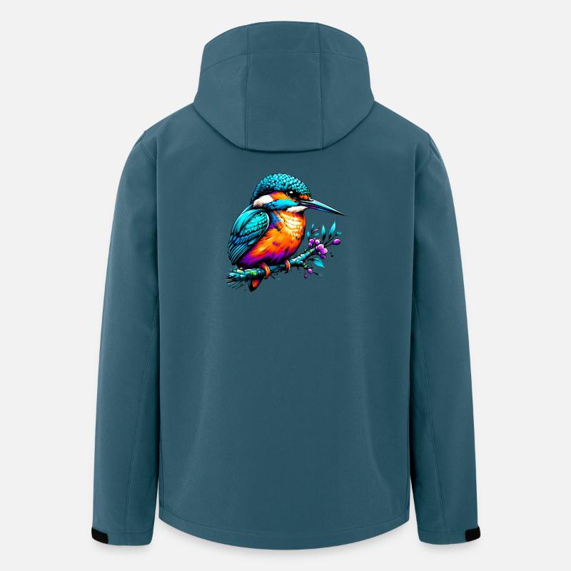 Eisvogel - Recycelte Männer Softshell-Jacke von Stanley/Stella - Dunkles Petrol