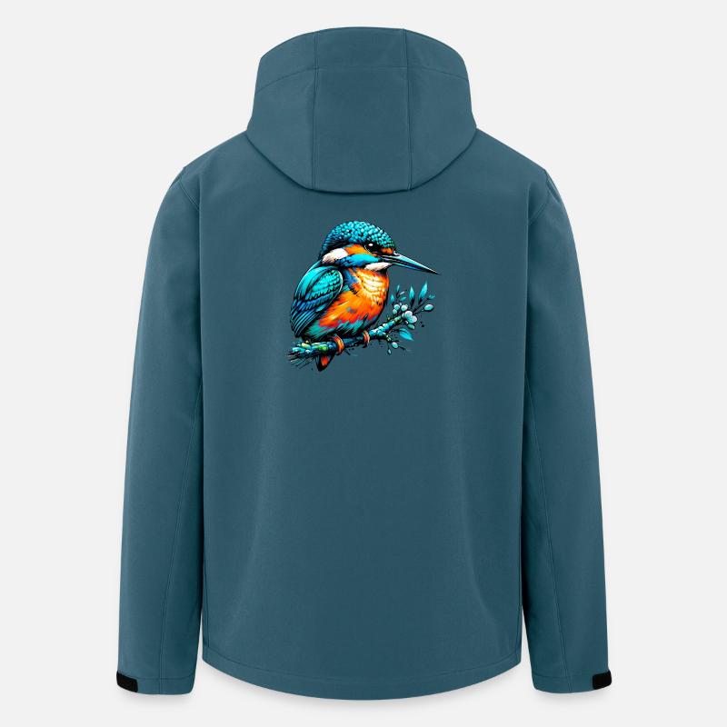 Eisvogel - Recycelte Männer Softshell-Jacke von Stanley/Stella - Dunkles Petrol