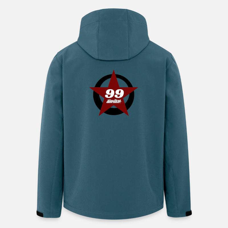 Stern mit 99 - Recycelte Männer Softshell-Jacke von Stanley/Stella - Dunkles Petrol