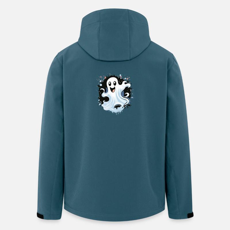 Fröhlicher Geister Spritzer - Recycelte Männer Softshell-Jacke von Stanley/Stella - Dunkles Petrol