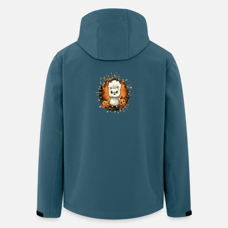 Llama Halloween Comic - Men’s Recycled Softshell Jacket by Stanley/Stella - stargazer