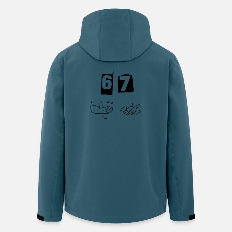 Six Seven, 67 - Recycelte Männer Softshell-Jacke Discoverer von Stanley/Stella - Dunkles Petrol