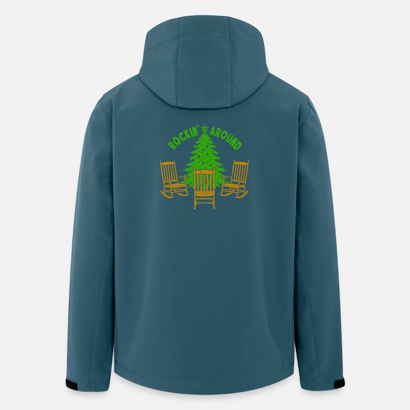 Rockin Around The Christmas Tree - Recycelte Männer Softshell-Jacke von Stanley/Stella - Dunkles Petrol
