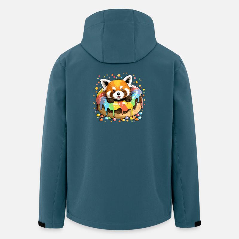 Red Panda Cake Magic - Men’s Recycled Softshell Jacket by Stanley/Stella - stargazer